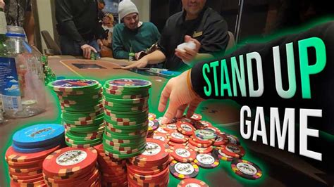 stand up poker 8 letters